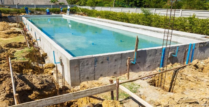 swimming pool construction